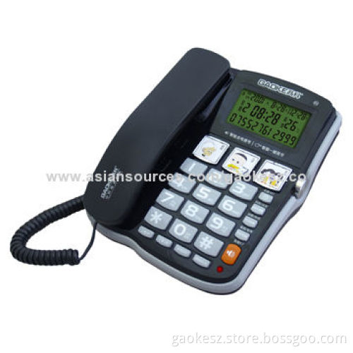 Caller ID Phone, Temperature Display with 5 Original Songs, 4 Chords and 5 Rings